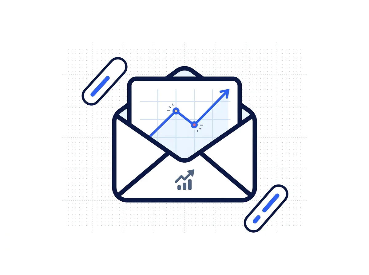 Email messages triggered by rate changes and sending occasions