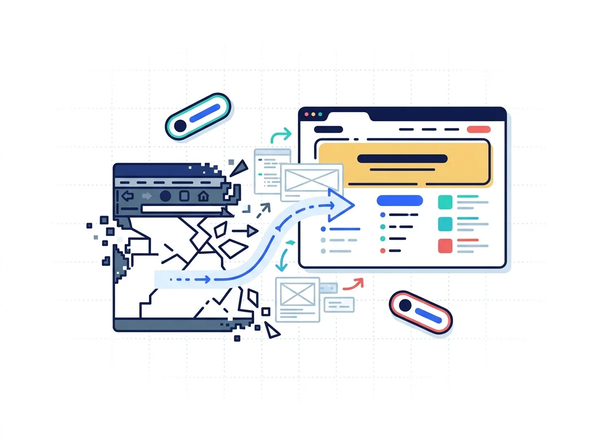 Website rebuilt without losing existing search rankings