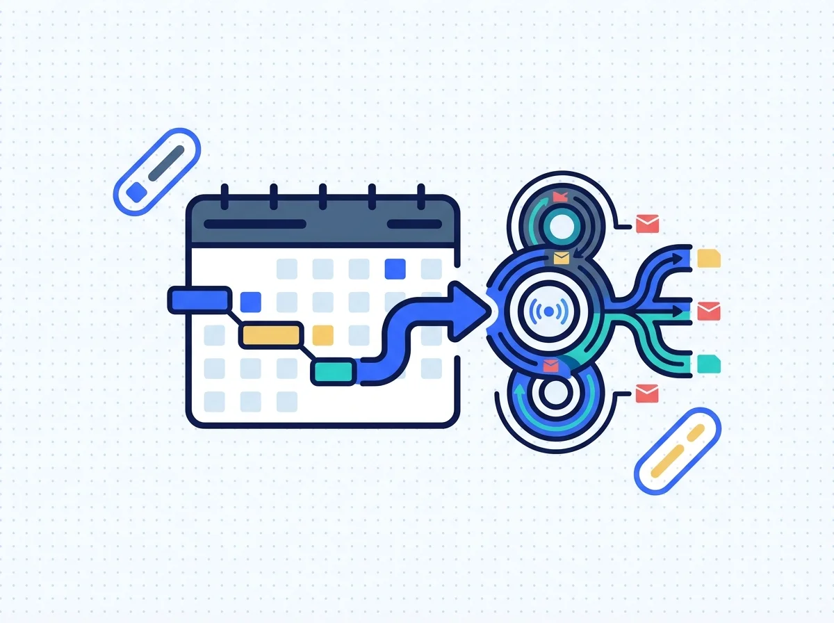 Social publishing, replies and reporting running automatically