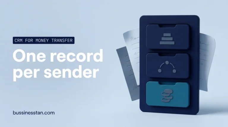 CRM for money transfer companies: a single sender record linking lifecycle stage, corridor and transfer history