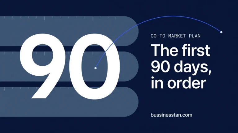 Go-to-market strategy for remittance startups shown as a 30, 60 and 90 day launch plan